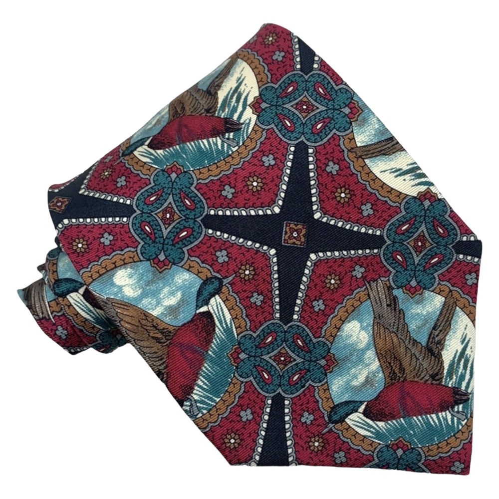 Andriano 100% Silk  Mallard Duck Tie
